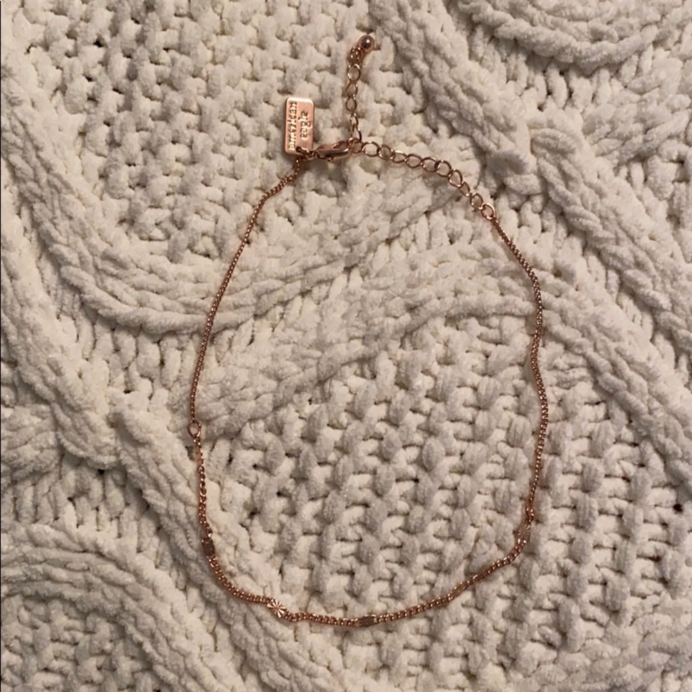 rose gold choker!!